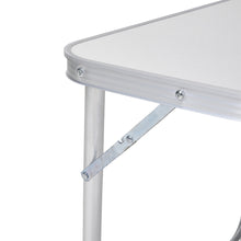 Load image into Gallery viewer, Folding Picnic Table with 4 Stools Portable Lightweight Aluminum Table Stools Set
