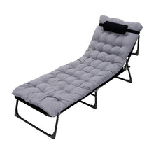 Load image into Gallery viewer, Outdoor Folding Camping Cot with Thick Mattress
