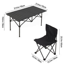 Load image into Gallery viewer, Portable Folding Camping Table with 4 Chairs
