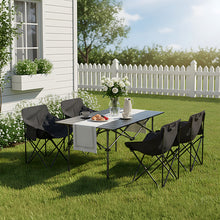 Load image into Gallery viewer, Portable Folding Camping Table &amp; Chair Set

