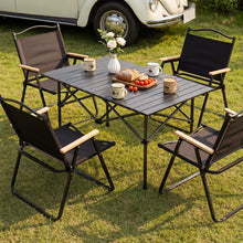 Load image into Gallery viewer, Portable Folding Camping Table with 4 Chairs
