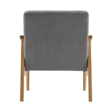 Load image into Gallery viewer, Wooden Armchair Upholstered Occasional Chair Lounge Chairs Living and Home 
