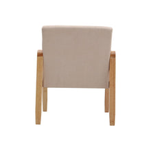 Load image into Gallery viewer, Wooden Armchair Upholstered Occasional Chair Lounge Chairs Living and Home 
