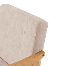 Load image into Gallery viewer, Wooden Armchair Upholstered Occasional Chair Lounge Chairs Living and Home 
