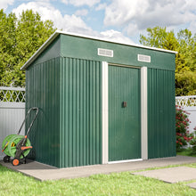 Load image into Gallery viewer, Garden Steel Shed with Skillion Roof Top Garden storage Living and Home 
