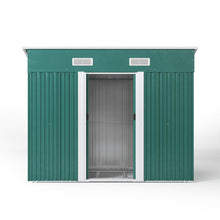 Load image into Gallery viewer, Garden Steel Shed with Skillion Roof Top Garden storage Living and Home 
