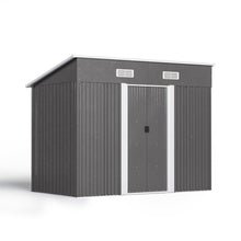 Load image into Gallery viewer, Garden Steel Shed with Skillion Roof Top Garden storage Living and Home 
