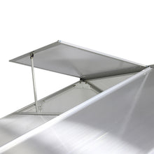 Load image into Gallery viewer, Aluminium Hobby Greenhouse with Base and Window Opening
