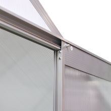 Load image into Gallery viewer, Aluminium Hobby Greenhouse with Base and Window Opening
