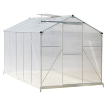 Load image into Gallery viewer, Aluminium Hobby Greenhouse with Base and Window Opening
