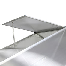 Load image into Gallery viewer, Aluminium Hobby Greenhouse with Base and Window Opening
