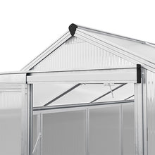 Load image into Gallery viewer, Aluminium Hobby Greenhouse with Base and Window Opening
