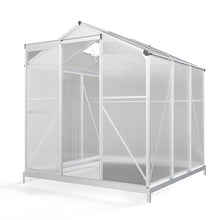 Load image into Gallery viewer, White Framed Garden Hobby Greenhouse with Vent Garden Storages &amp; Greenhouses Living and Home 
