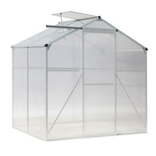 Load image into Gallery viewer, Aluminium Hobby Greenhouse with Base and Window Opening
