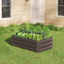 Load image into Gallery viewer, Galvanized Steel Square Raised Garden Bed Planter Box
