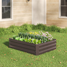 Load image into Gallery viewer, Galvanized Steel Square Raised Garden Bed Planter Box
