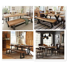 Load image into Gallery viewer, Set of 2 Heavy Duty Tube Metal Legs for Furniture
