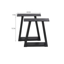 Load image into Gallery viewer, 2 Pcs Industrial Metallic Table Legs for Home DIY Living and Home 
