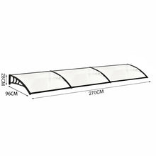 Load image into Gallery viewer, Window Door Awning Canopy with Brackets
