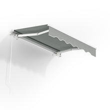 Load image into Gallery viewer, Retractable Patio Awning - Manual Shelter - Grey Awnings Living and Home 
