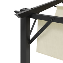 Load image into Gallery viewer, Outdoor Retractable Steel Pergola with Canopy
