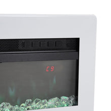 Load image into Gallery viewer, 40/50/60 Inch Black/White Electric Fireplace 1800W Wall Mounted Heater With Installation Kit
