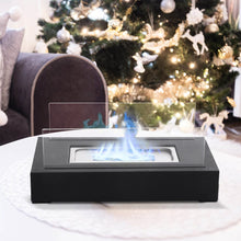Load image into Gallery viewer, Bio Ethanol Fireplace Tabletop Metal Base Burner Fire with Flame Guard Bio Ethanol Fireplaces Living and Home 
