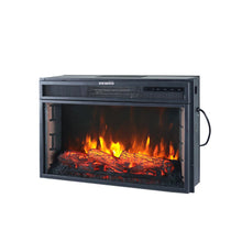 Load image into Gallery viewer, 28Inch 2kw Electric Fireplace Wall Mounted Insert Electric Fire with WIFI Control Fireplaces Living and Home 

