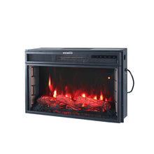 Load image into Gallery viewer, 28Inch 2kw Electric Fireplace Wall Mounted Insert Electric Fire with WIFI Control Fireplaces Living and Home 
