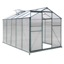Load image into Gallery viewer, Aluminium Hobby Greenhouse with Base and Window Opening
