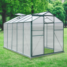 Load image into Gallery viewer, Aluminium Hobby Greenhouse with Base and Window Opening
