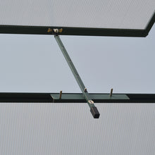 Load image into Gallery viewer, Aluminium Hobby Greenhouse with Base and Window Opening
