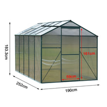 Load image into Gallery viewer, Aluminium Hobby Greenhouse with Window Opening
