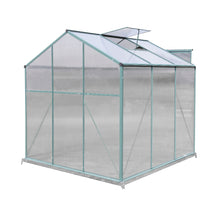 Load image into Gallery viewer, Aluminium Hobby Greenhouse with Base and Window Opening
