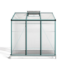 Load image into Gallery viewer, 6&#39; x 6&#39; ft Garden Hobby Greenhouse Green Framed with Vent Garden Storages &amp; Greenhouses Living and Home 
