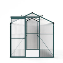 Load image into Gallery viewer, 6&#39; x 6&#39; ft Garden Hobby Greenhouse Green Framed with Vent Garden Storages &amp; Greenhouses Living and Home 
