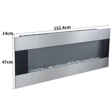 Load image into Gallery viewer, Wall Mounted Electric Fireplace with Multi-color Flames Wall Mounted Fires Living and Home 
