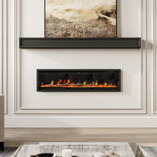 Load image into Gallery viewer, 40/50/60/70/80 Inch Electric Fireplace 9 Colour LED Flame Effect Heater With Remote Control Freestanding Fireplaces Living and Home 50 Inches Version A 
