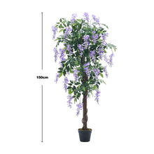 Load image into Gallery viewer, 150cm Artificial Realistic Blossom Tree Bean Flower in Pot
