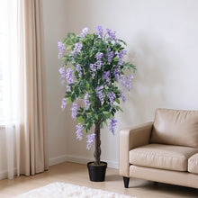 Load image into Gallery viewer, 150cm Artificial Realistic Blossom Tree Bean Flower in Pot
