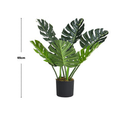 Load image into Gallery viewer, 65cm Artificial Tropical Monstera Tree Faux Plant in Pot
