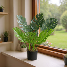 Load image into Gallery viewer, 65cm Artificial Tropical Monstera Tree Faux Plant in Pot
