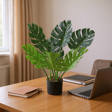 Load image into Gallery viewer, 65cm Artificial Tropical Monstera Tree Faux Plant in Pot
