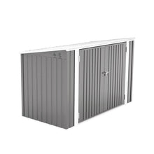 Load image into Gallery viewer, Outdoor Metal Bicycle Storage Shed
