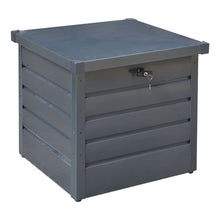 Load image into Gallery viewer, 200L Lockable Outdoor Metal Garden Storage Box

