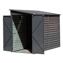 Load image into Gallery viewer, 9ft W Motorcycle Storage Shed Lockable Steel Garden Bike Shed Garden Sheds Living and Home 
