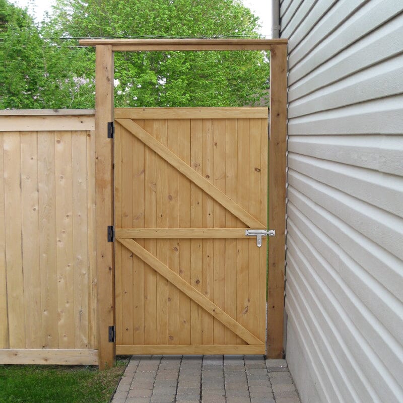 Pine Wood Garden Gate with Latch Garden Gates Living and Home 