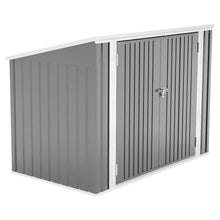 Load image into Gallery viewer, Steel Trash Can Recycle Bin Enclosure Storage Shed
