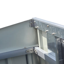 Load image into Gallery viewer, Steel Trash Can Recycle Bin Enclosure Storage Shed
