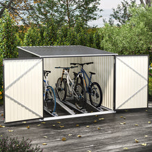 Load image into Gallery viewer, Galvanized Steel Bicycle Storage Shed
